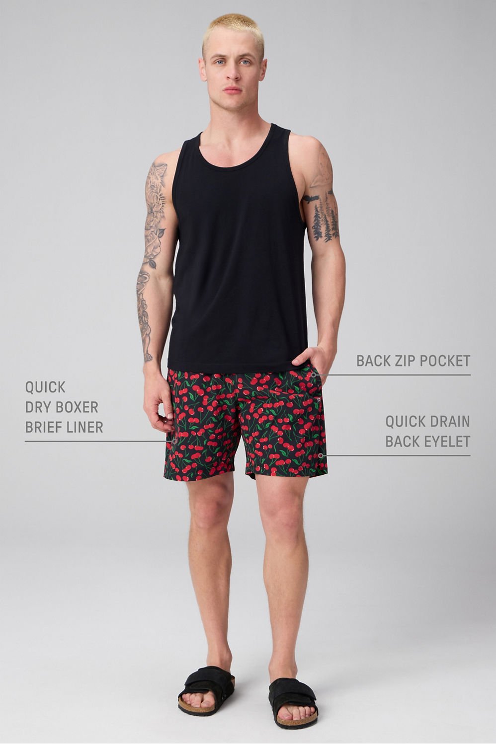 Fabletics The Swim Trunk 7in