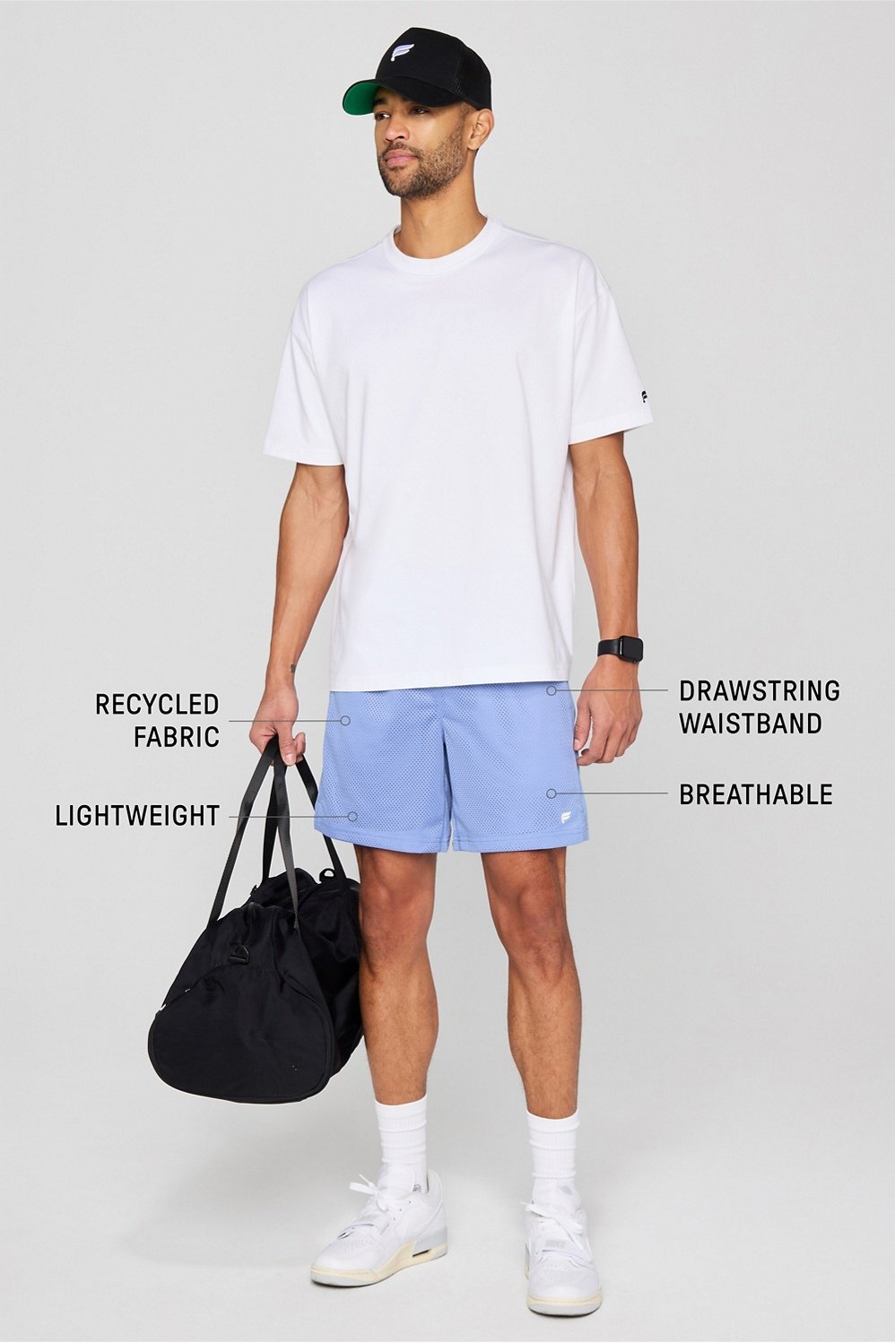 Fabletics The Essential Rec Mesh Short
