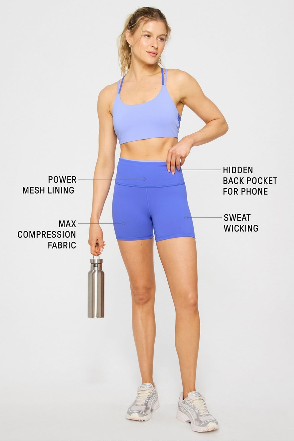 Fabletics Boost PowerHold® High-Waisted Short 4"