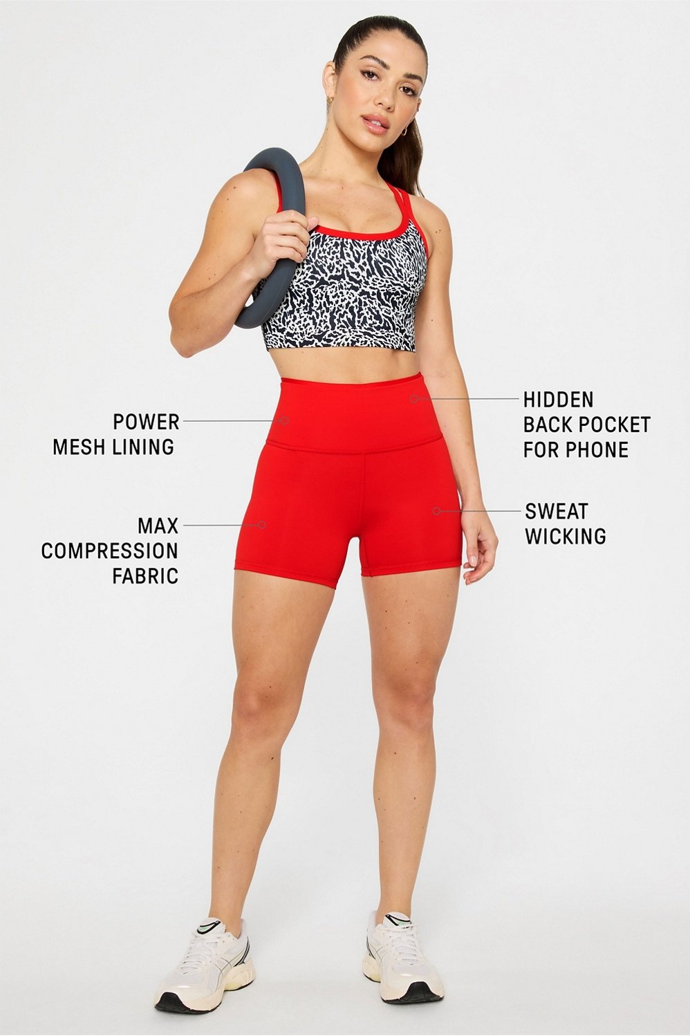 Fabletics Boost PowerHold® High-Waisted Short 4"