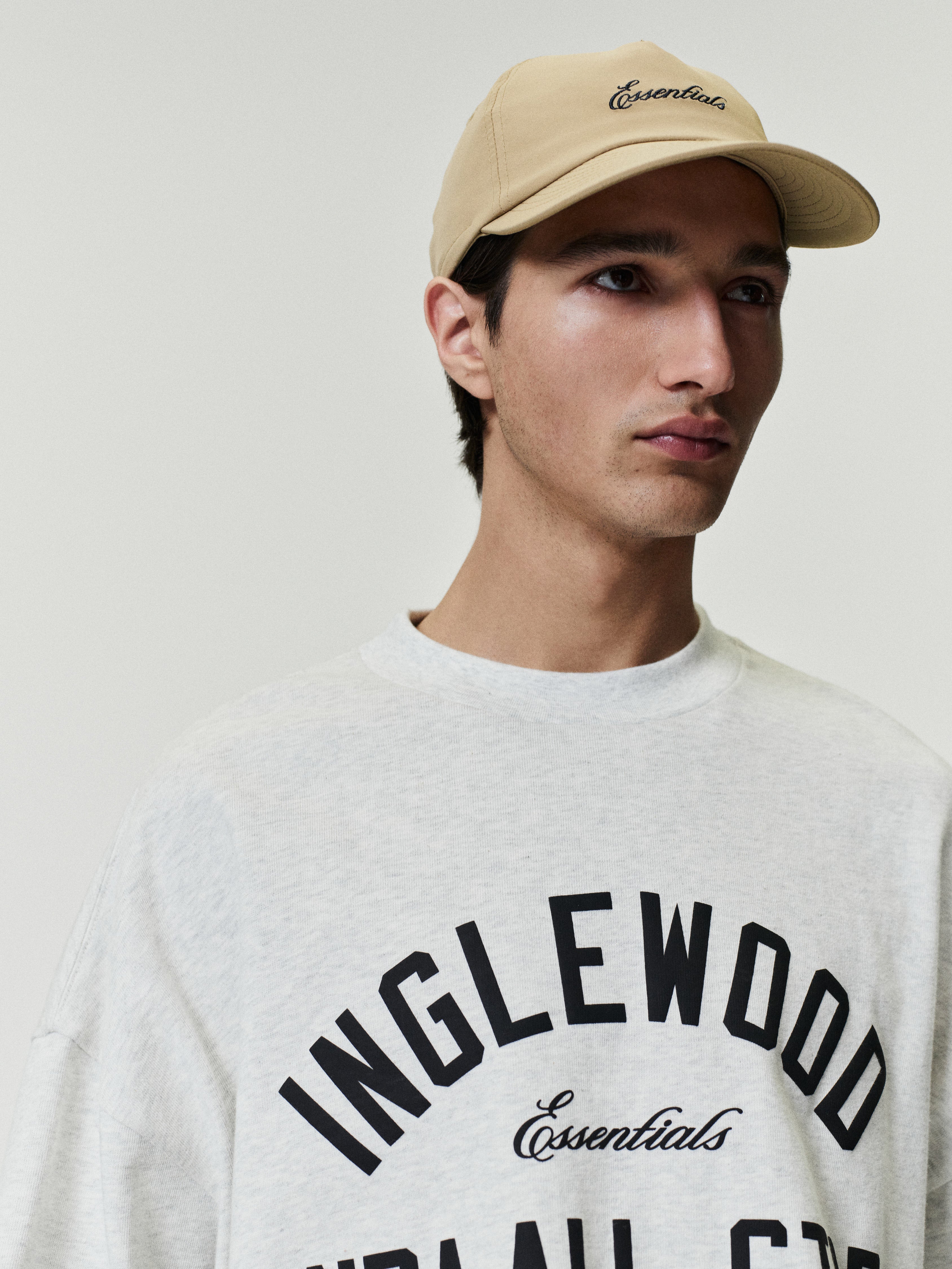 Essentials Inglewood X All Star Weekend '26 90S Tee Oatmeal Heather