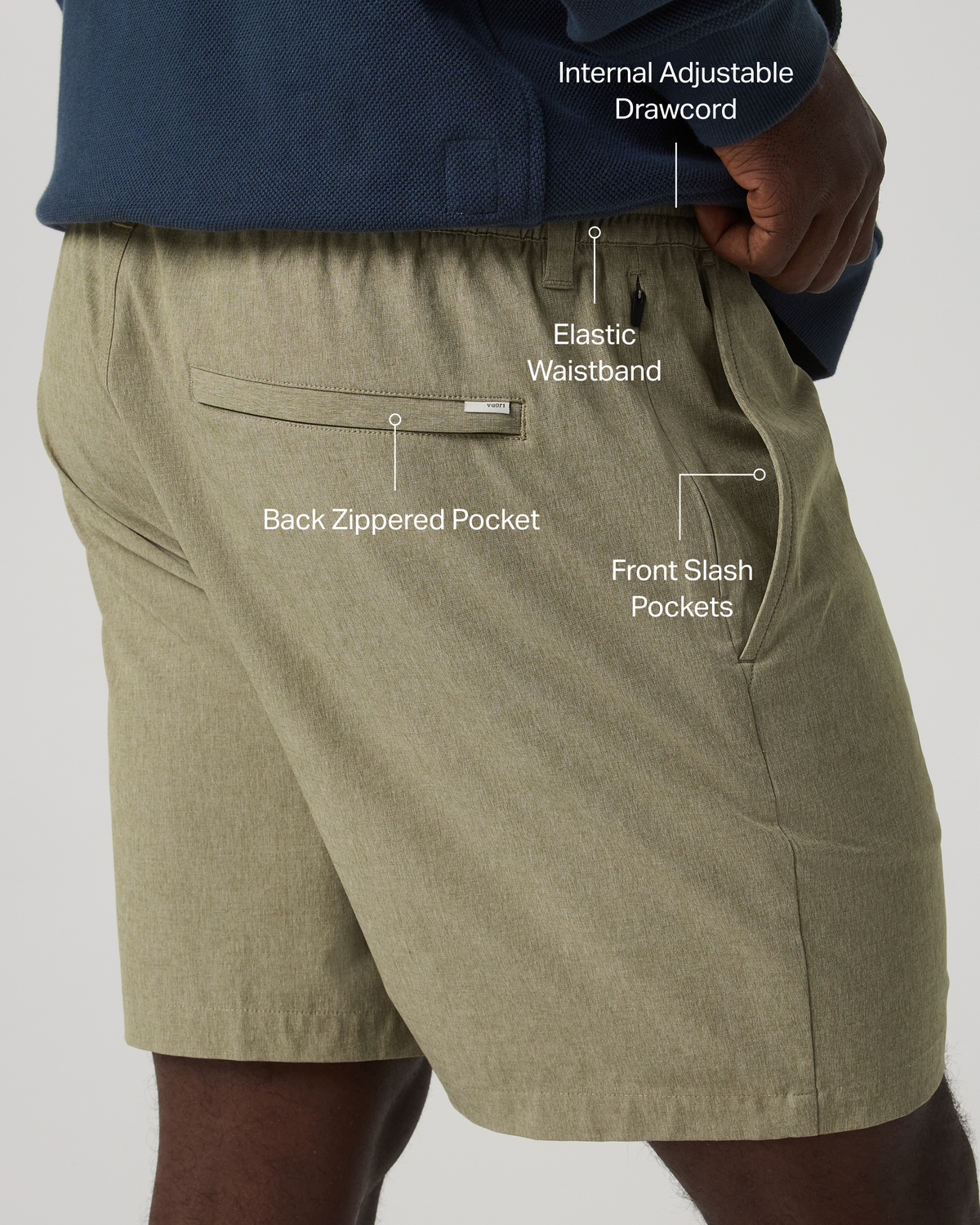 Vuori Aim Elastic Waist Short 7