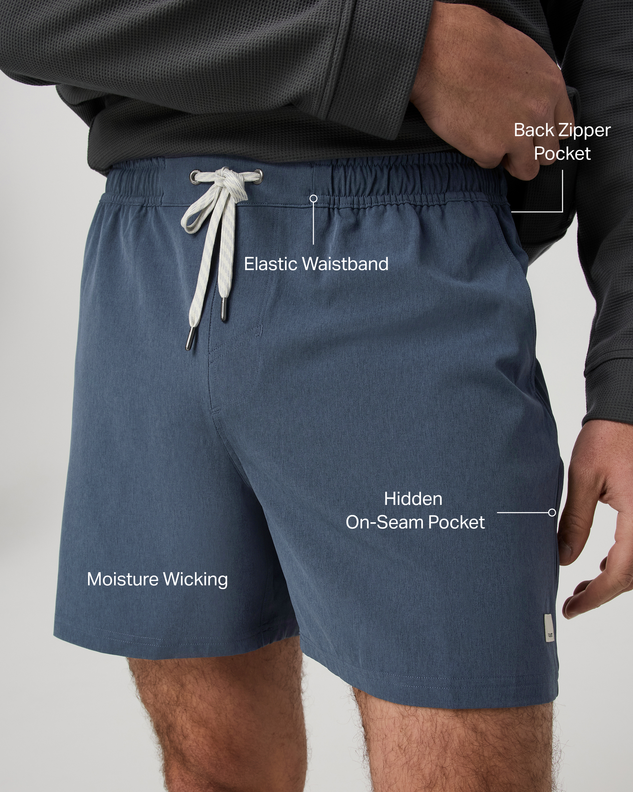Vuori Banks Session Short Unlined 5