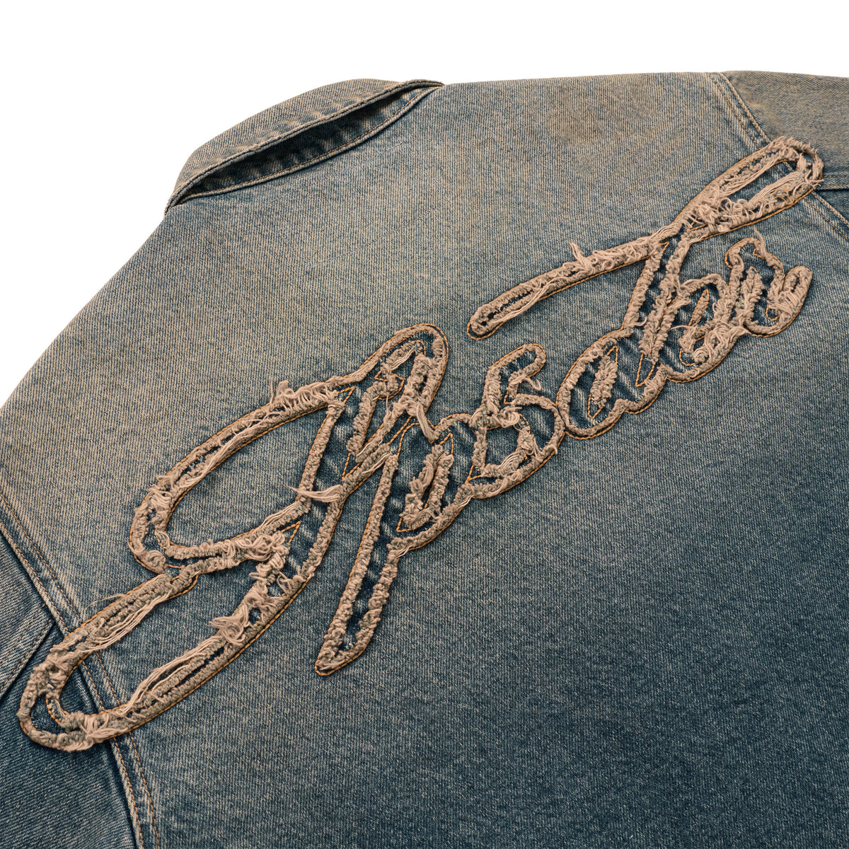 Sp5der Script Denim WORK Jacket