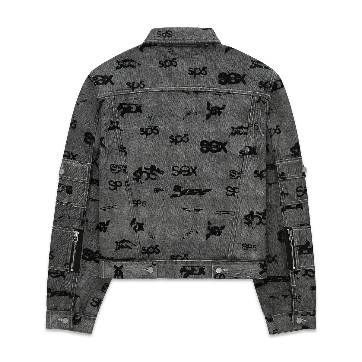 Sp5der SEX AOP FOIL Trucker Jacket