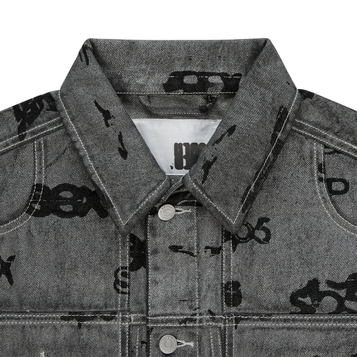 Sp5der SEX AOP FOIL Trucker Jacket