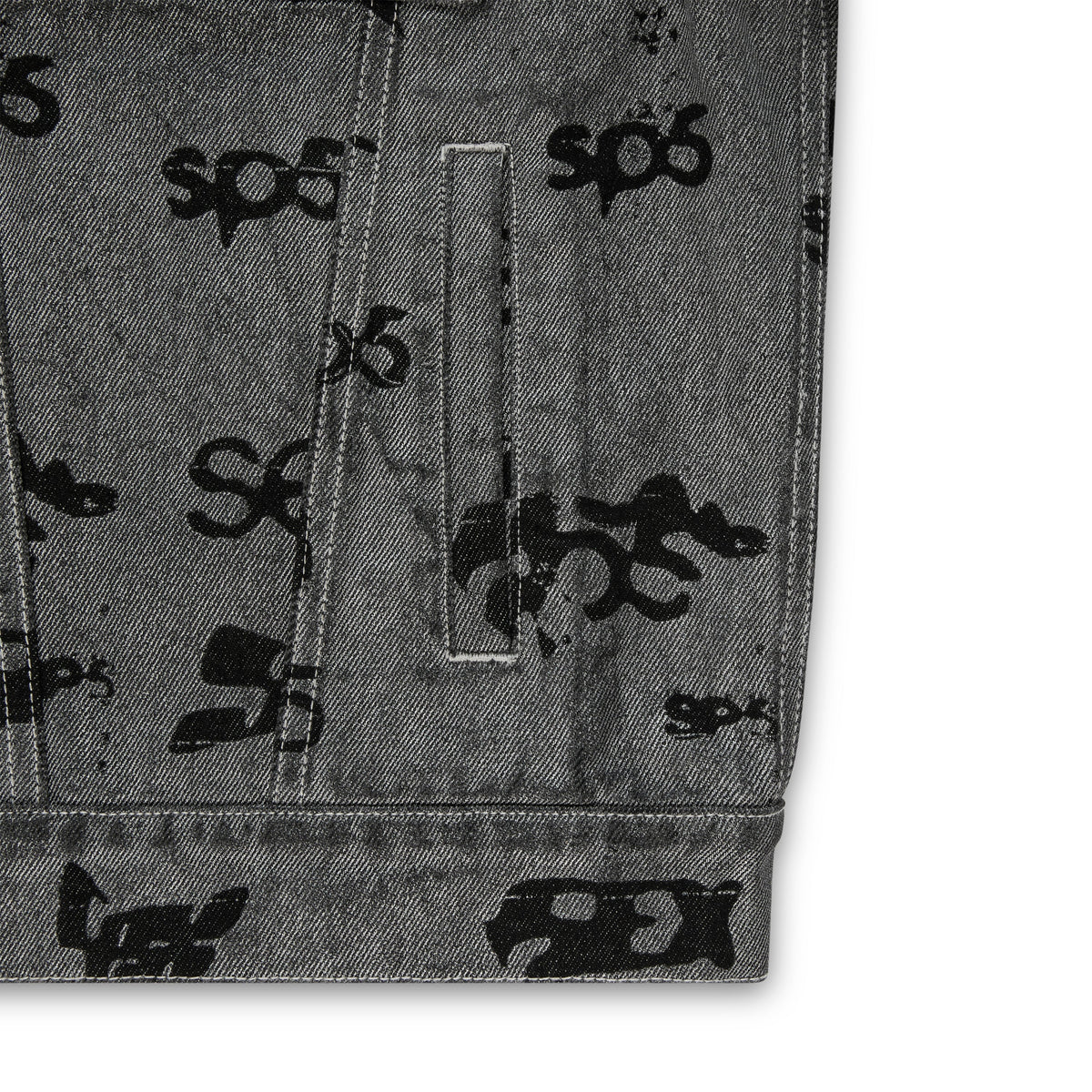 Sp5der SEX AOP FOIL Trucker Jacket