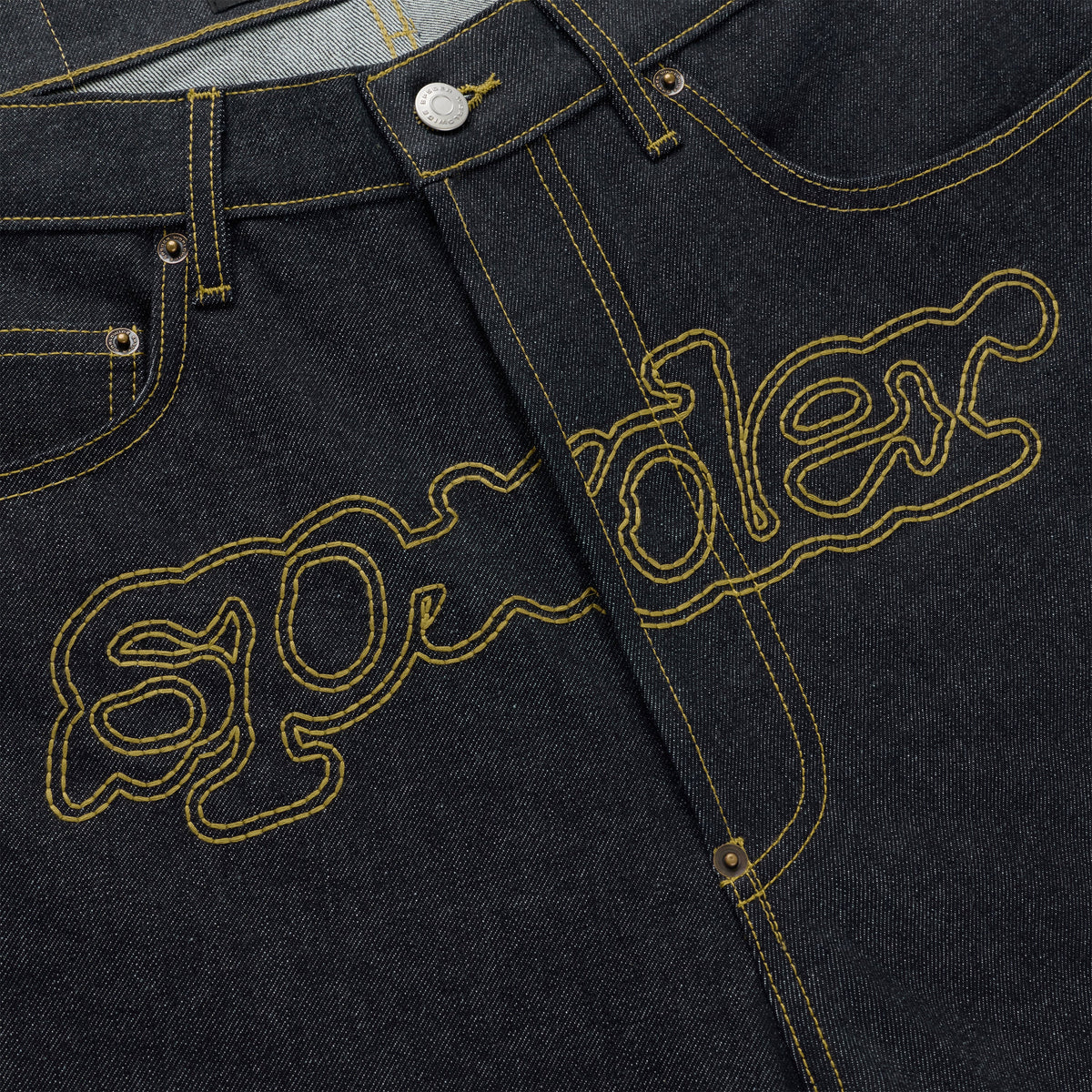 Sp5der PUNK V3 LOGO Denim JEAN