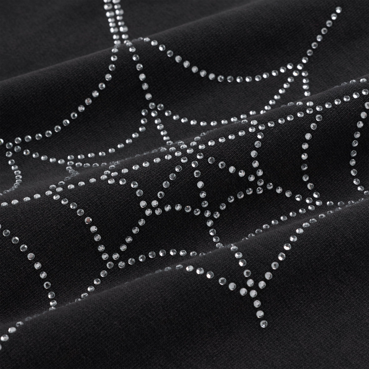 Sp5der Rhinestone WEB ZIP Hoodie