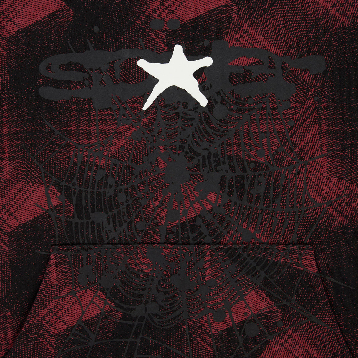 Sp5der Plaid Splatt Hoodie