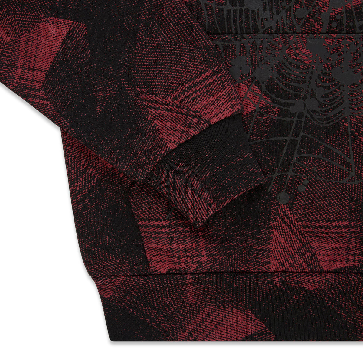 Sp5der Plaid Splatt Hoodie