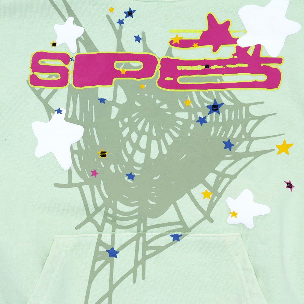Sp5der SP5 MINT Hoodie
