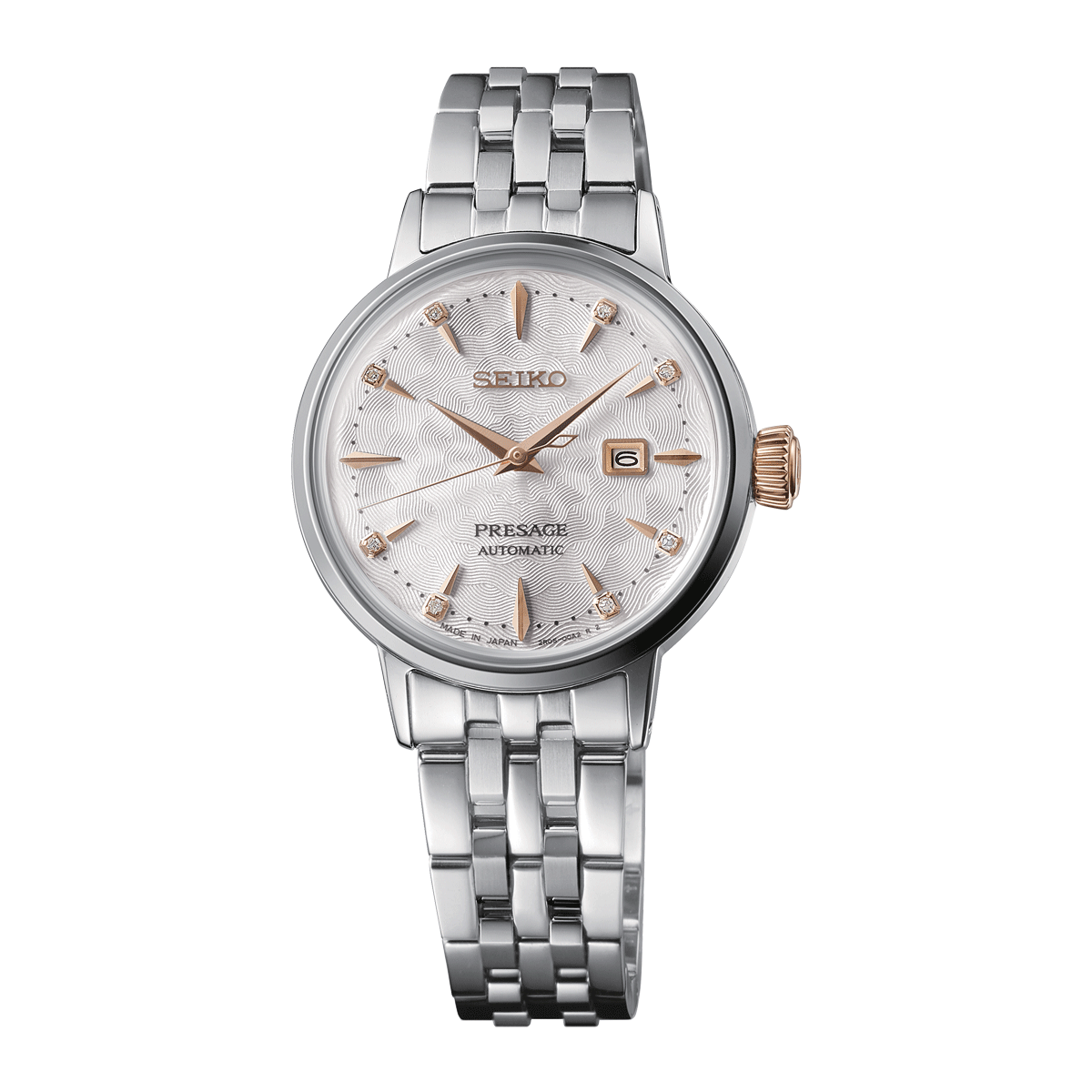 Seiko Presage Cocktail Time Clover Club Diamond Twist - White - SRE009J1