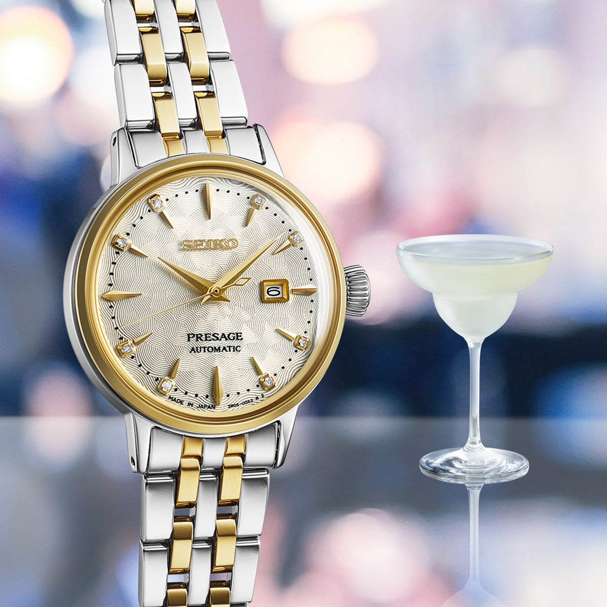 Seiko Presage Ladies Diamond Cocktail Time