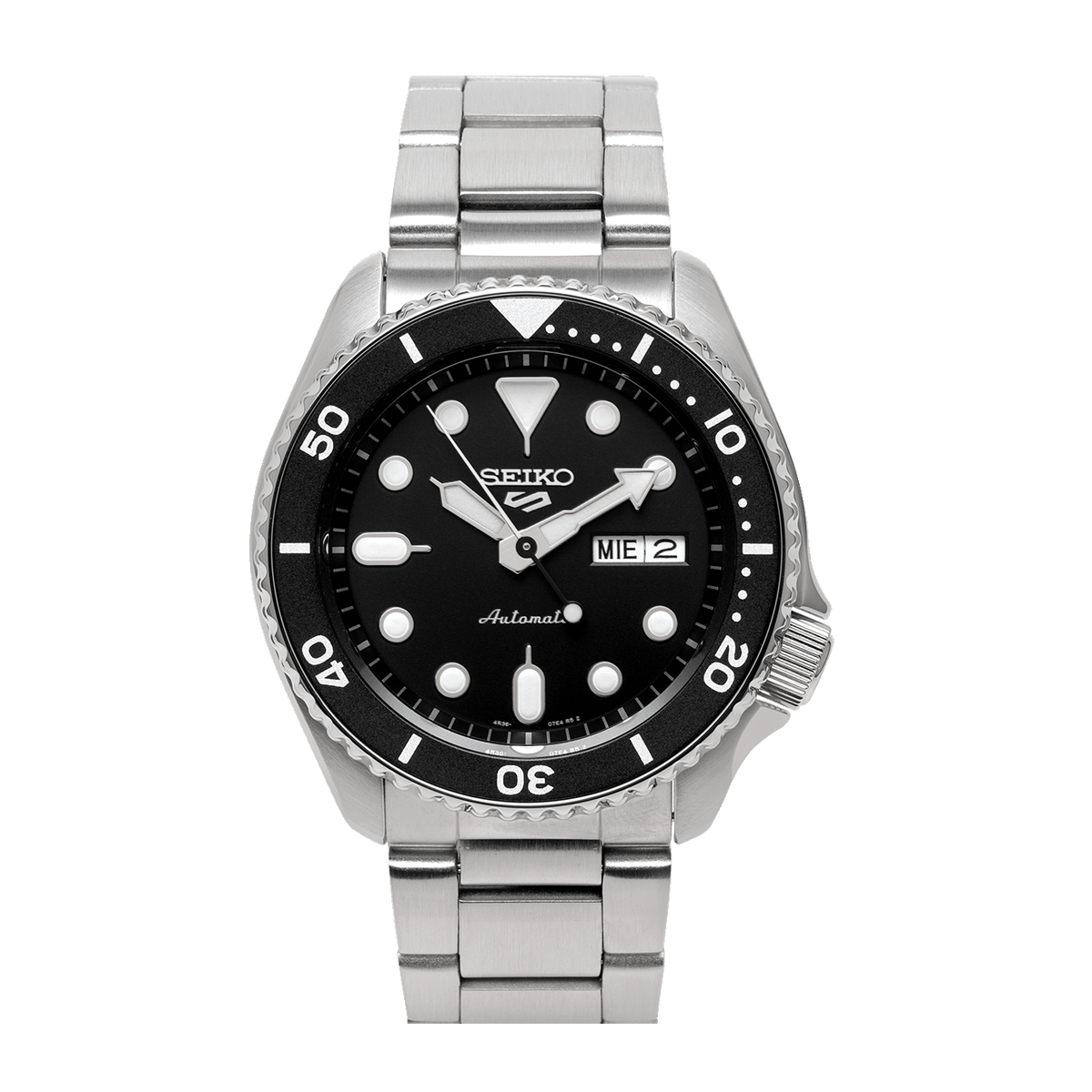 Seiko 5 Sports Automatic Watch - Black - SRPD55K1