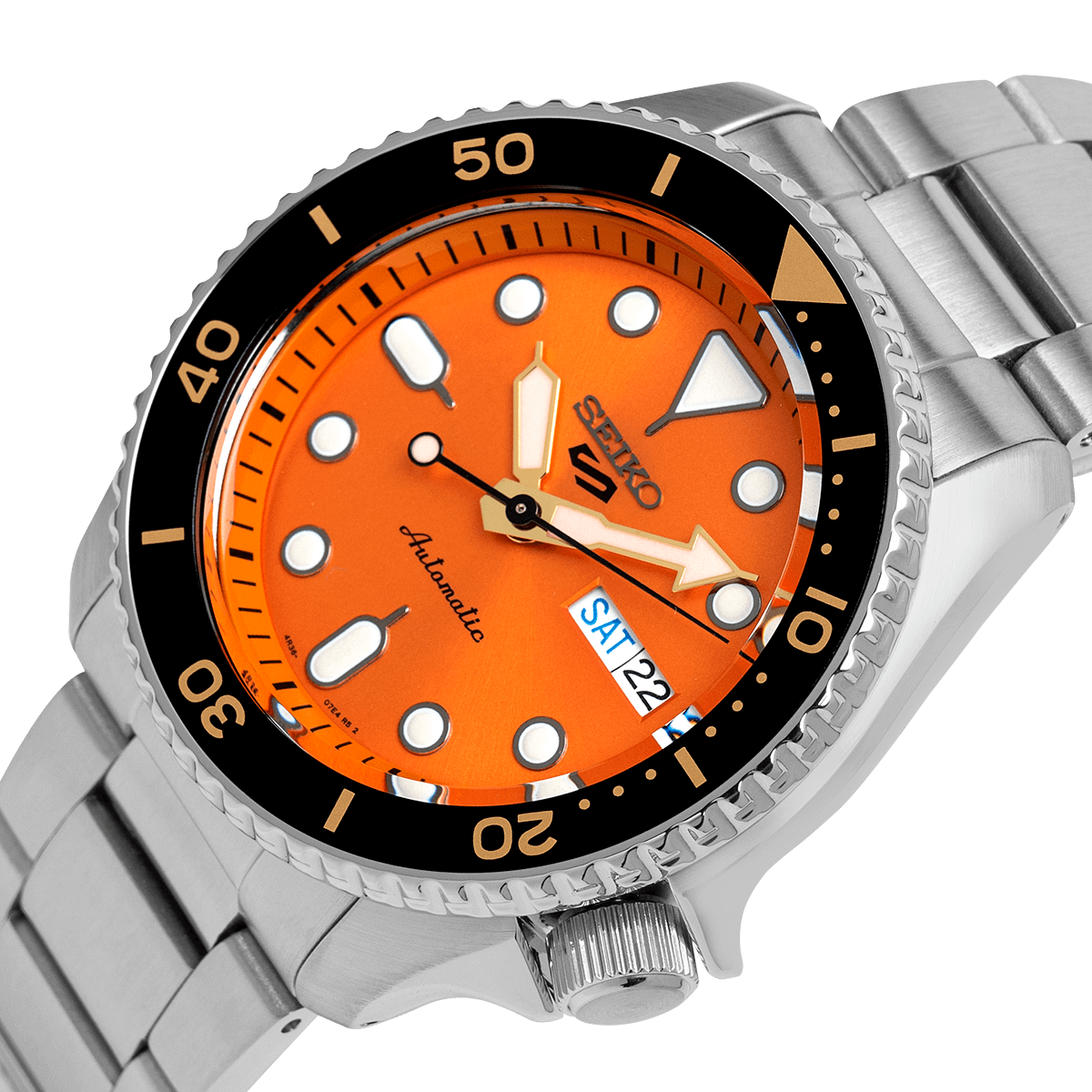 Seiko 5 Sports Automatic Watch - Orange - SRPD59K1