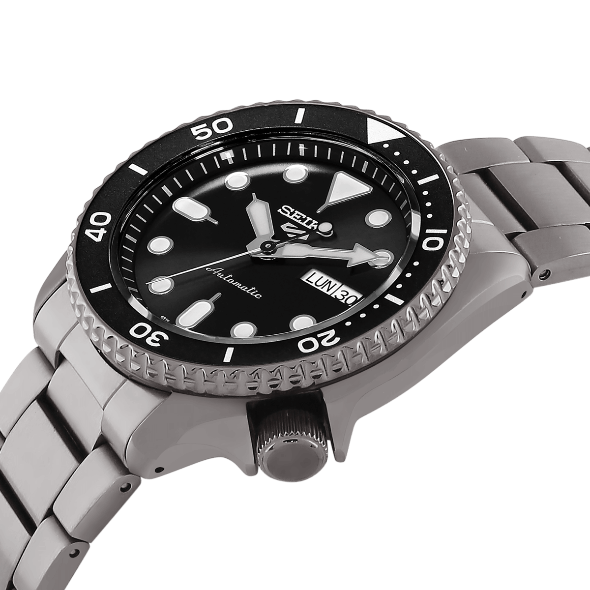 Seiko 5 Sports Automatic Watch - Black - SRPD65K1