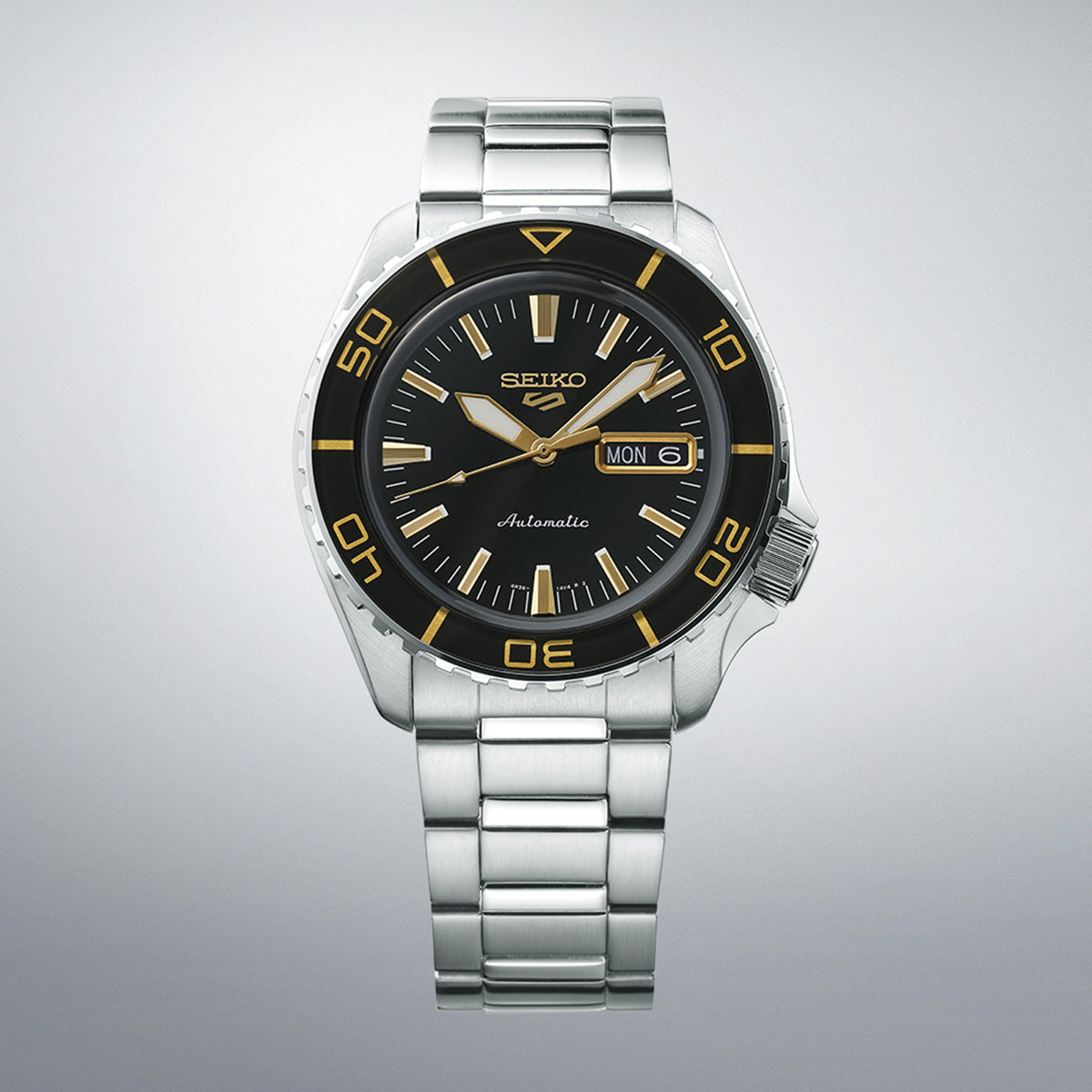 Seiko 5 Sports Skx Snzh5 Blacktone Redux - Black - SRPK99k1
