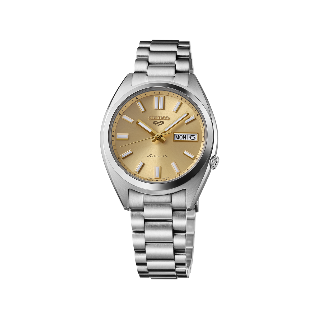 Seiko 5 Sports Snxs Vintage Gold Collection In Gold Cufflinks - Green - SRPL59K1