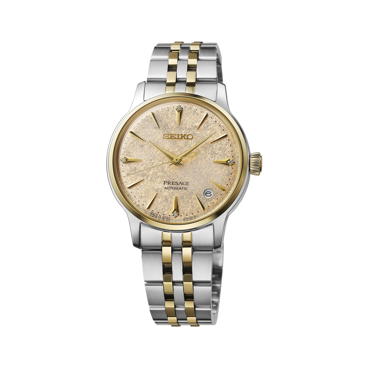 Seiko Presage Ladies Diamond Cocktail Time - Gold - SRPL64J1