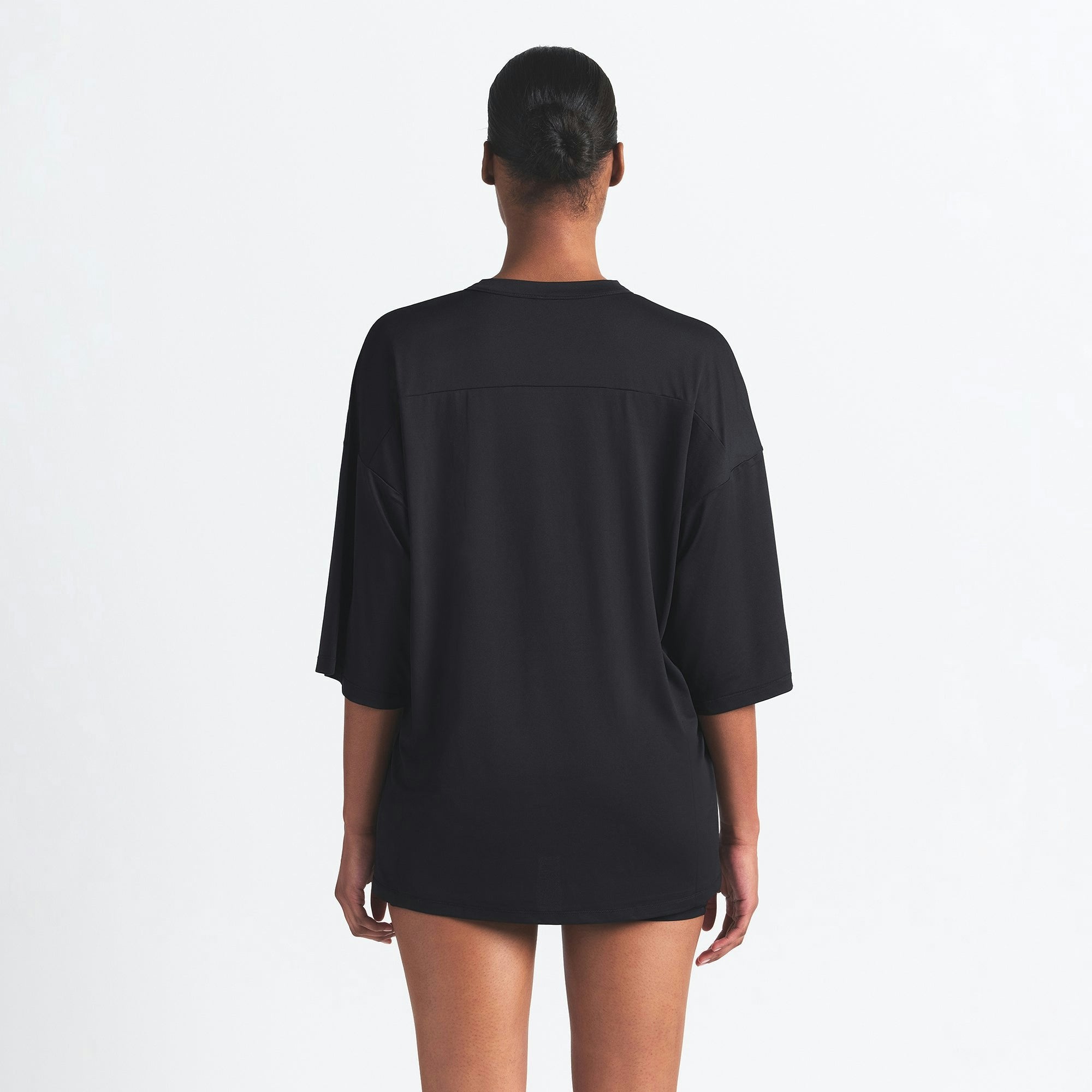 Skims Nikeskims Airy V-Neck Oversized Top Obsidian