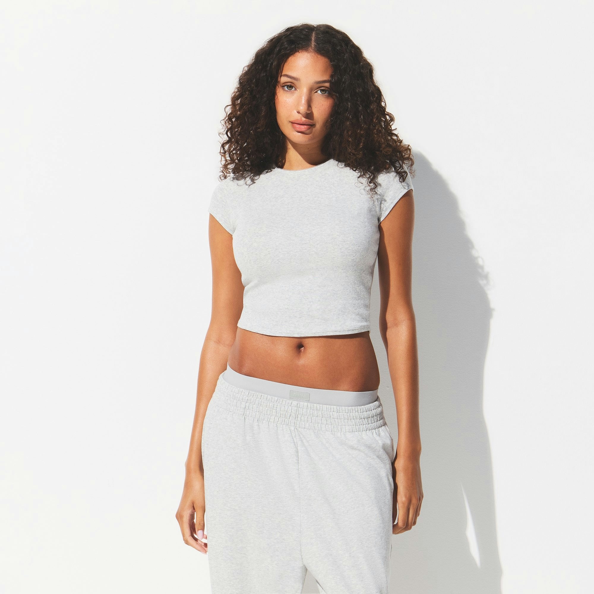 DROP NEEDLE POINTELLE BABY TEE