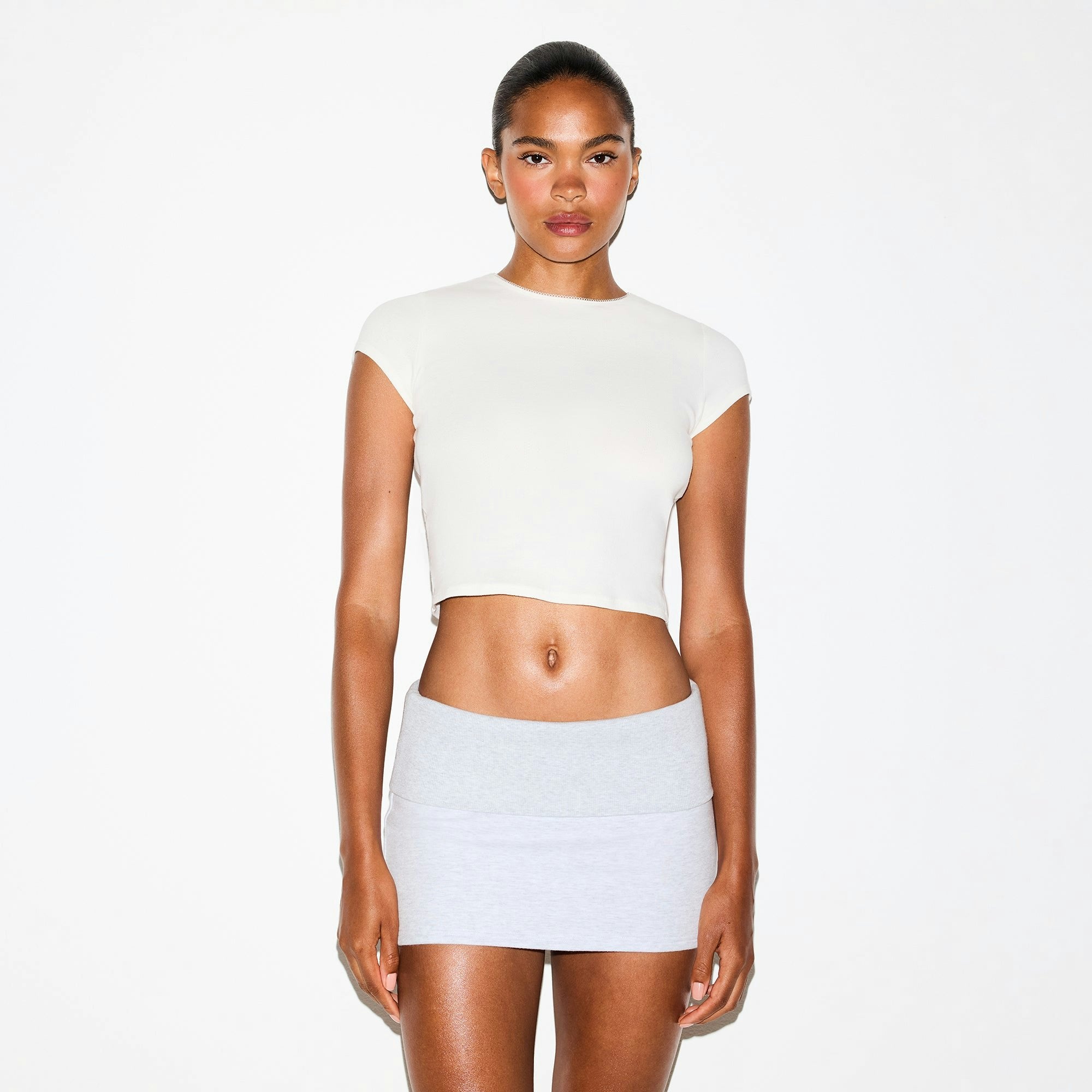 DROP NEEDLE POINTELLE BABY TEE