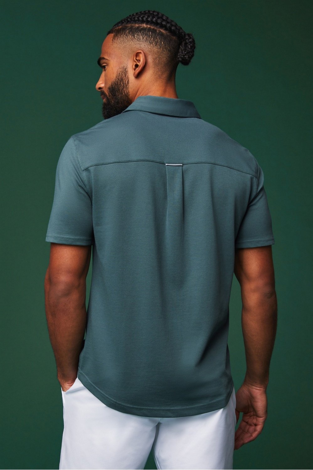 Fabletics The Dash Short Sleeve Button Up