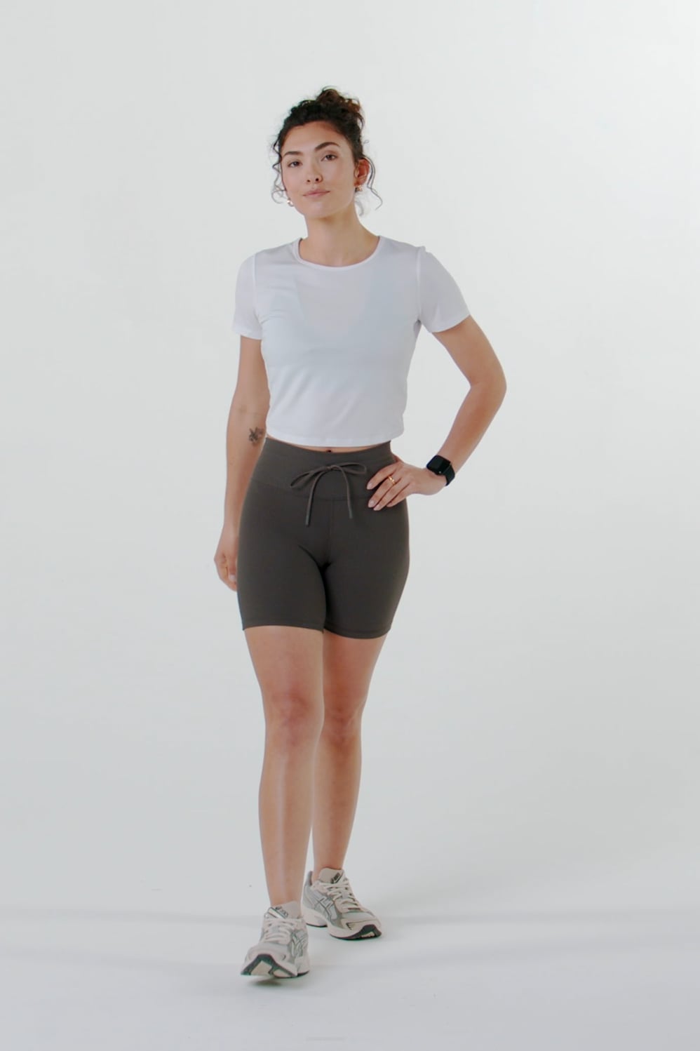 Fabletics Dry-Flex Open Back Twist Short-Sleeve Tee