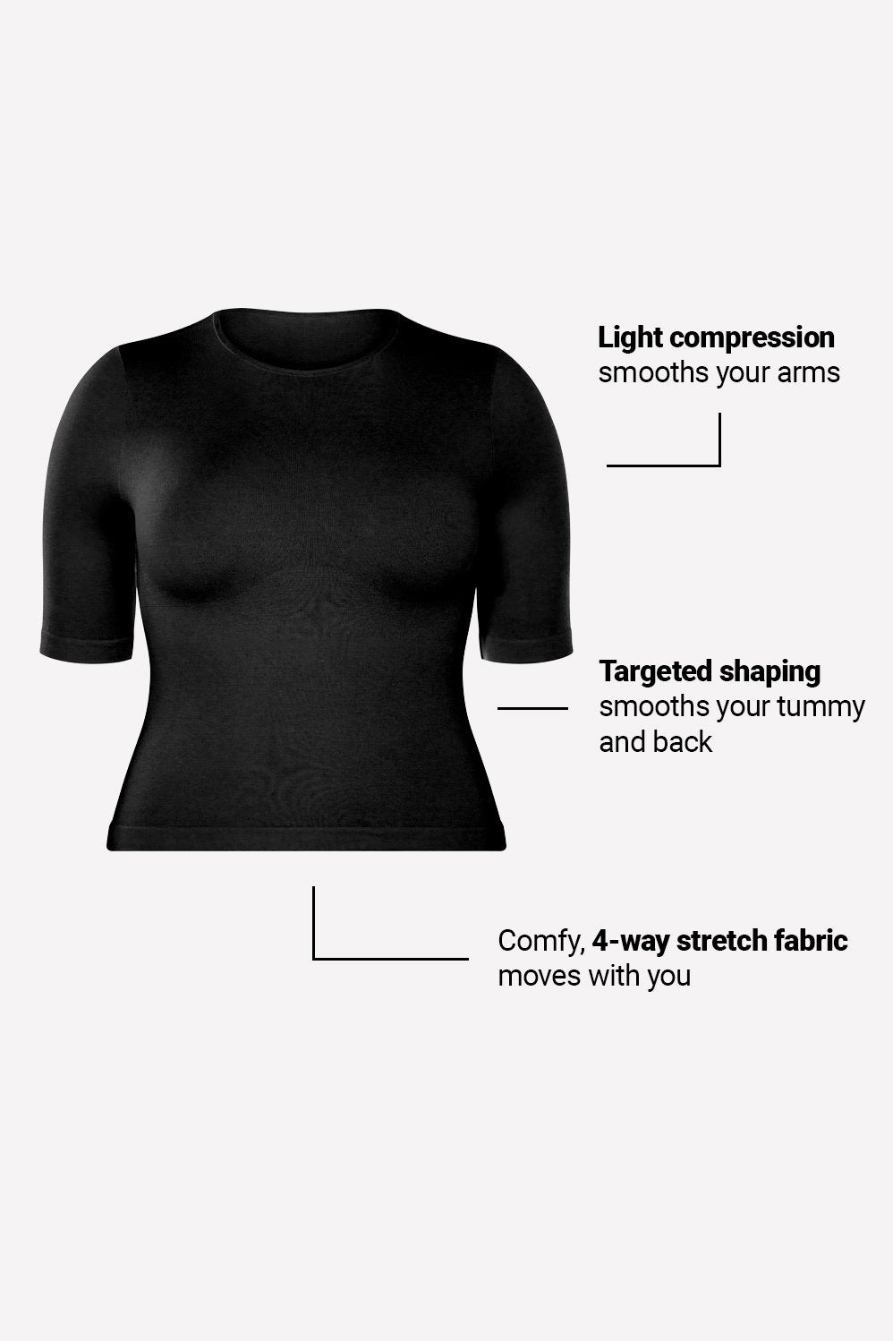 Fabletics Smooth As Hell Shaping Tee