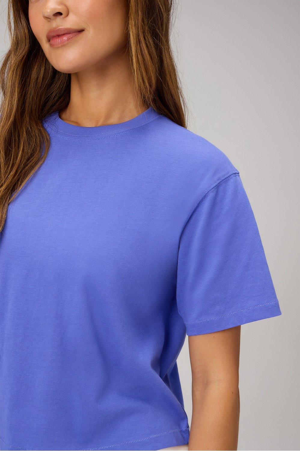 Fabletics 100% Cotton Boxy Tee