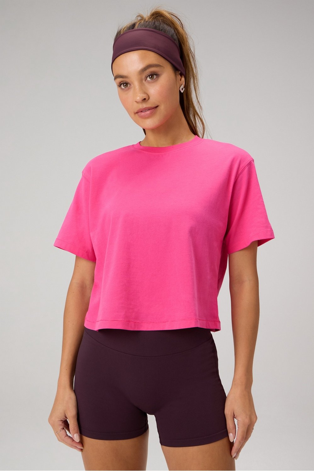Fabletics 100% Cotton Boxy Tee