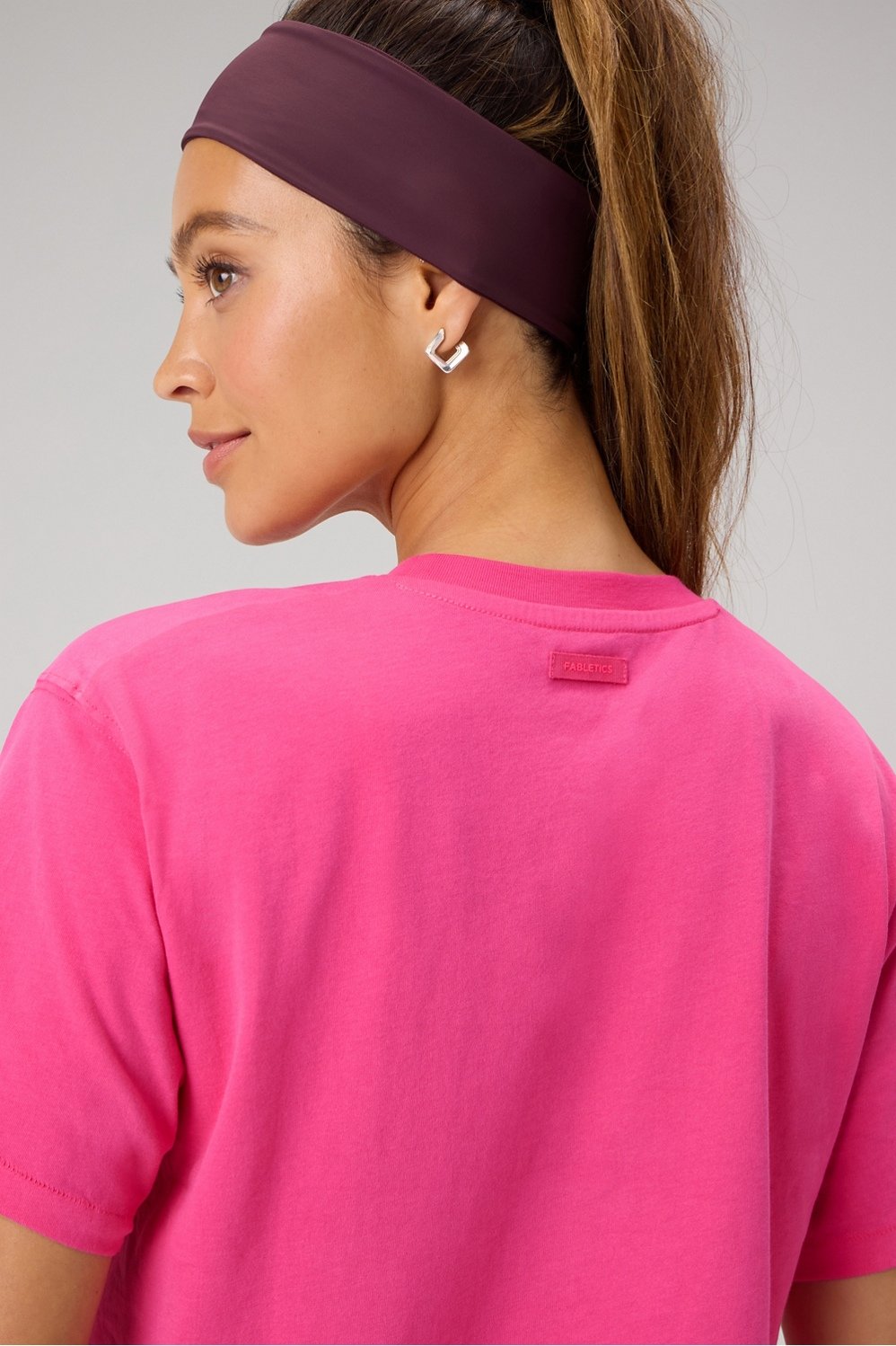 Fabletics 100% Cotton Boxy Tee
