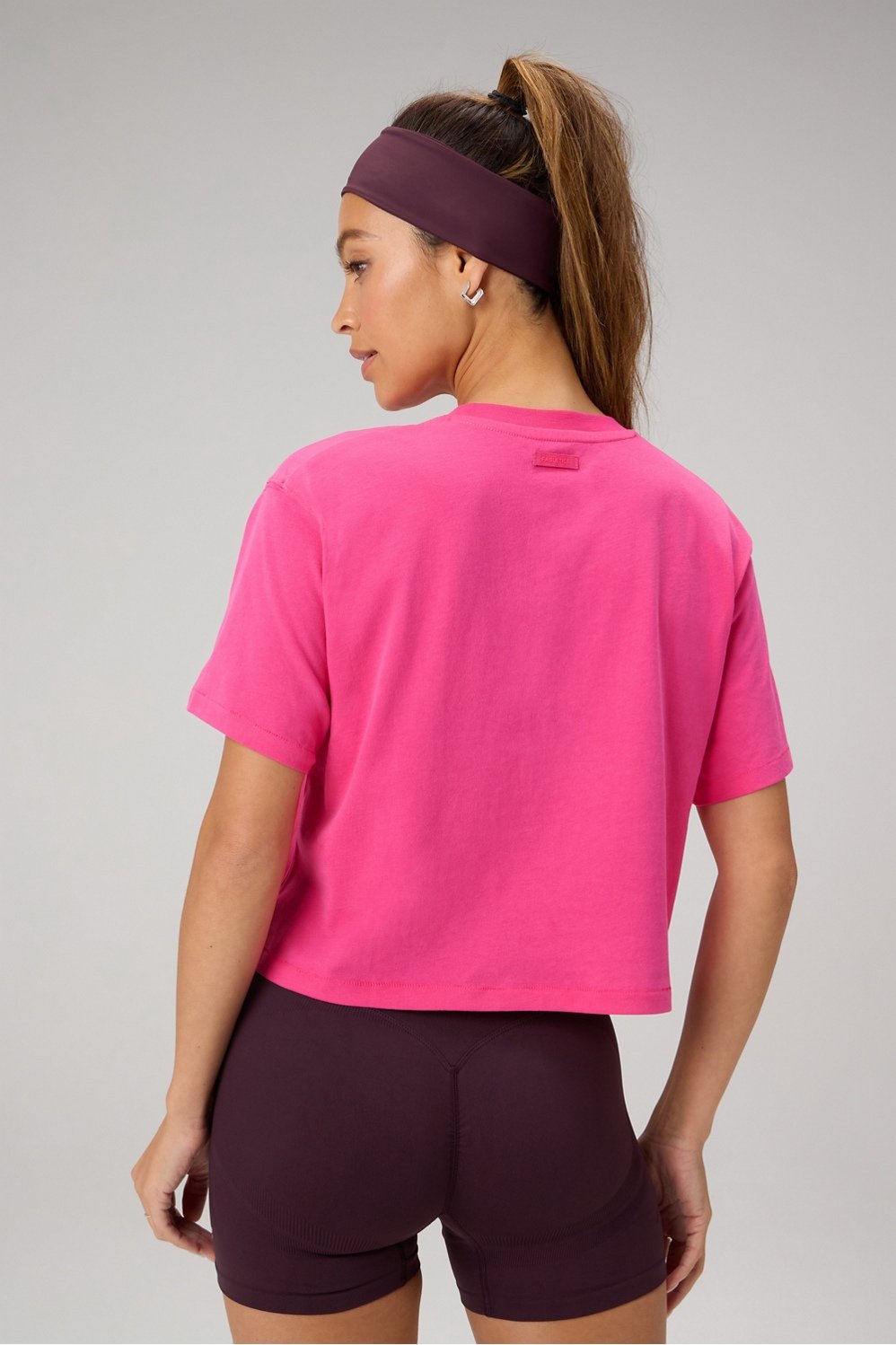 Fabletics 100% Cotton Boxy Tee