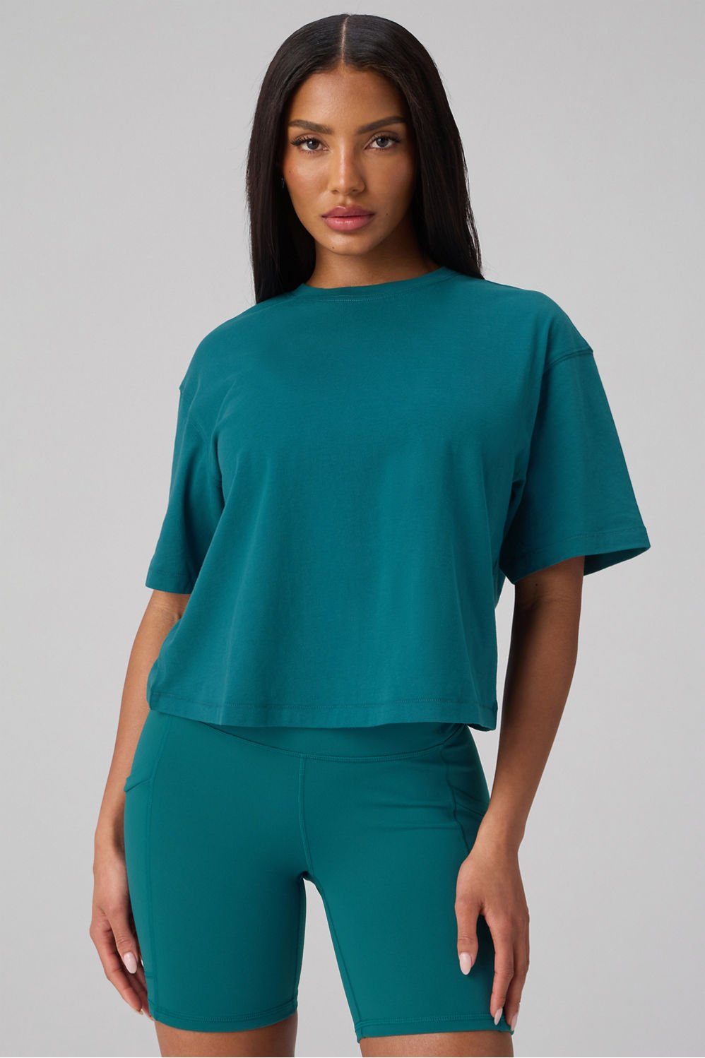Fabletics 100% Cotton Boxy Tee