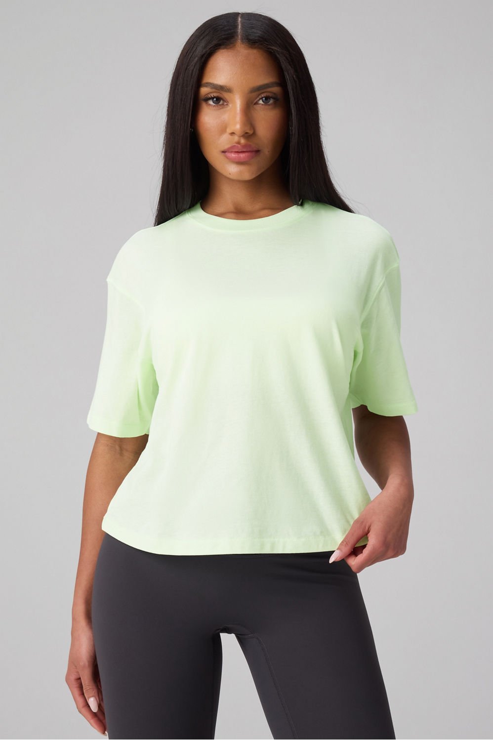 Fabletics 100% Cotton Boxy Tee