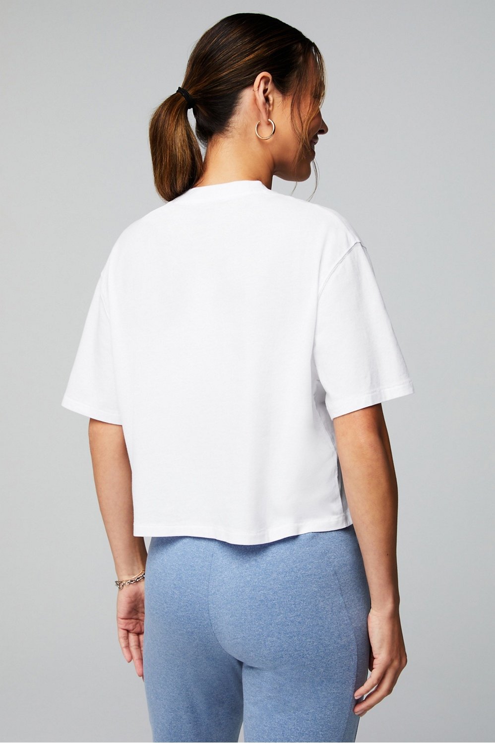 Fabletics 100% Cotton Boxy Tee