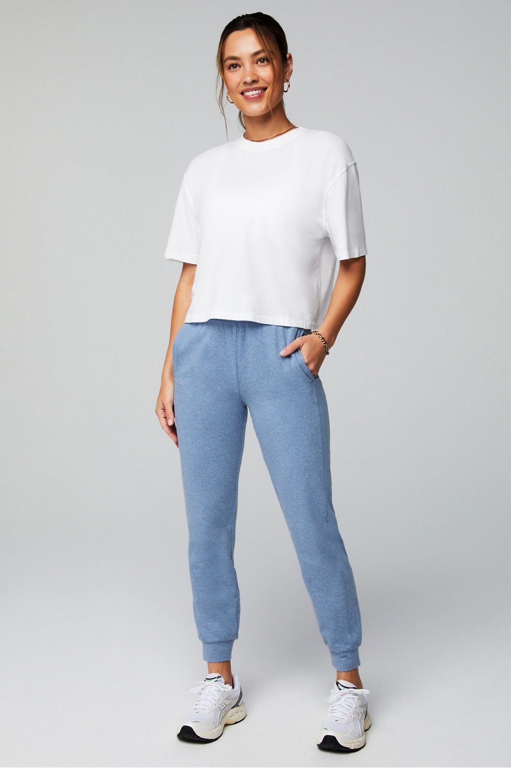 Fabletics 100% Cotton Boxy Tee