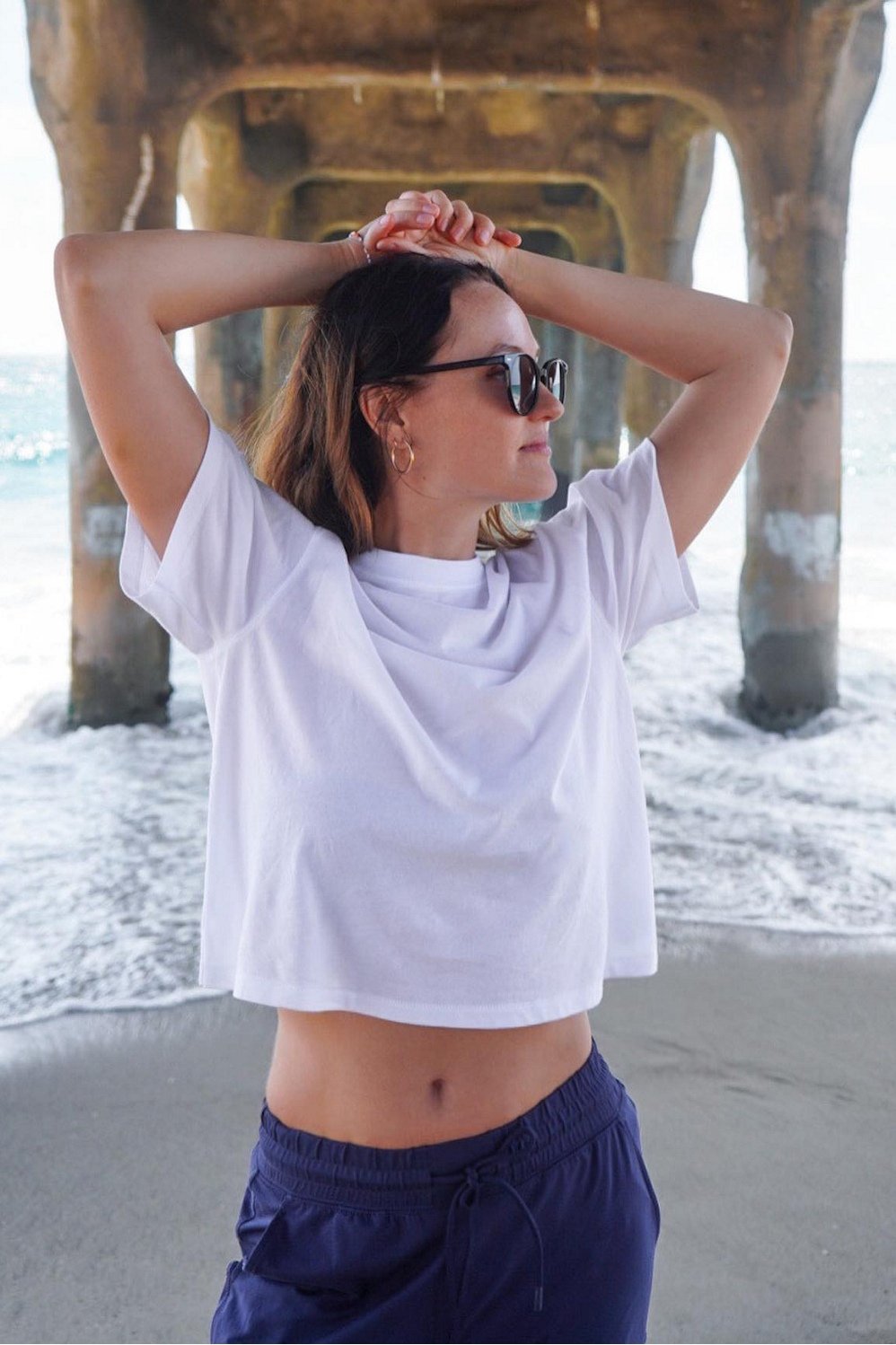 Fabletics 100% Cotton Boxy Tee