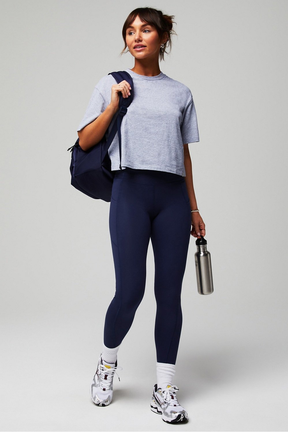 Fabletics 100% Cotton Boxy Tee
