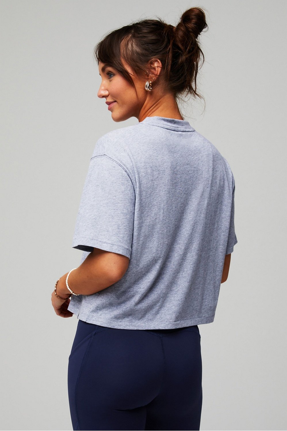 Fabletics 100% Cotton Boxy Tee