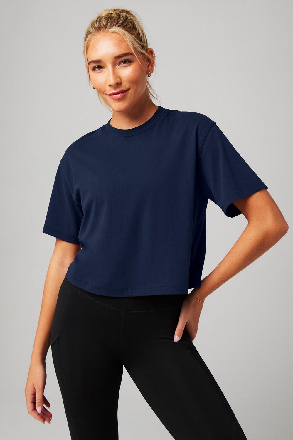 Fabletics 100% Cotton Boxy Tee
