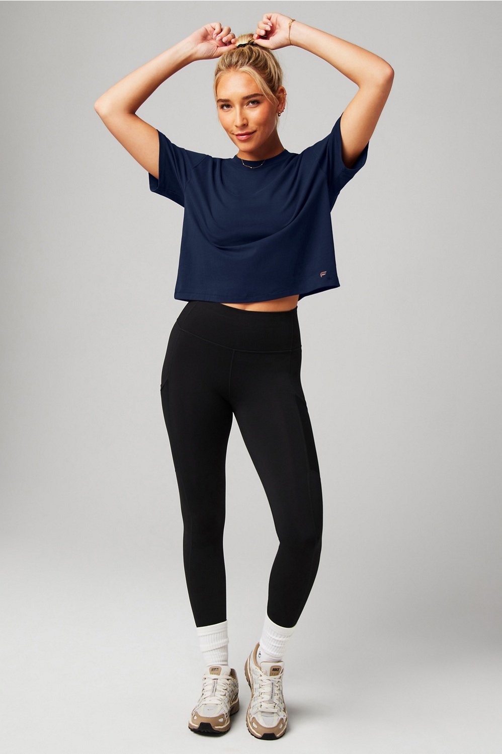 Fabletics 100% Cotton Boxy Tee