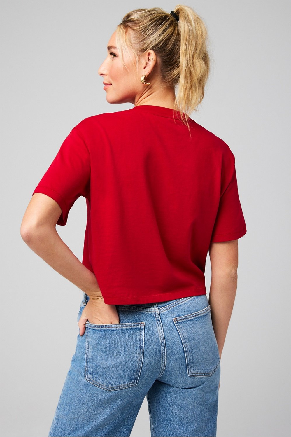 Fabletics 100% Cotton Boxy Tee
