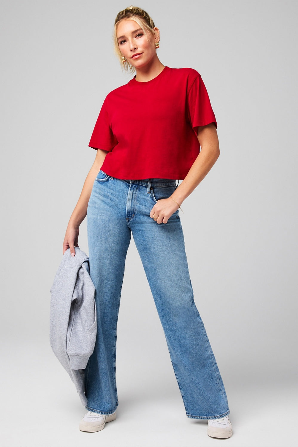 Fabletics 100% Cotton Boxy Tee