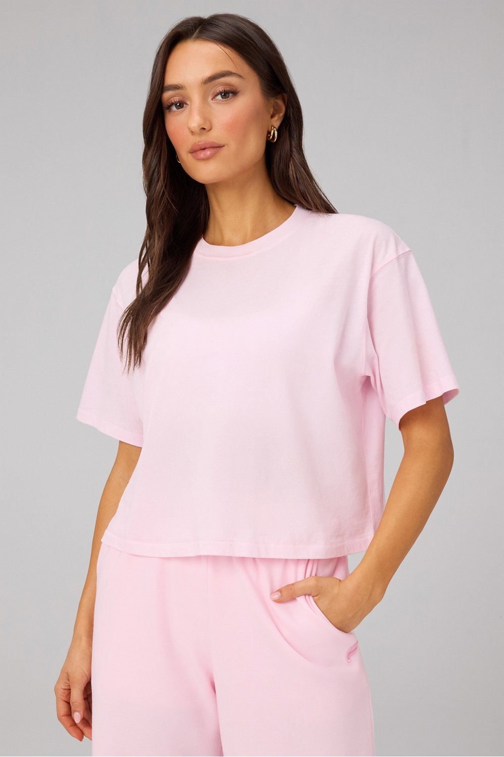 Fabletics 100% Cotton Boxy Tee