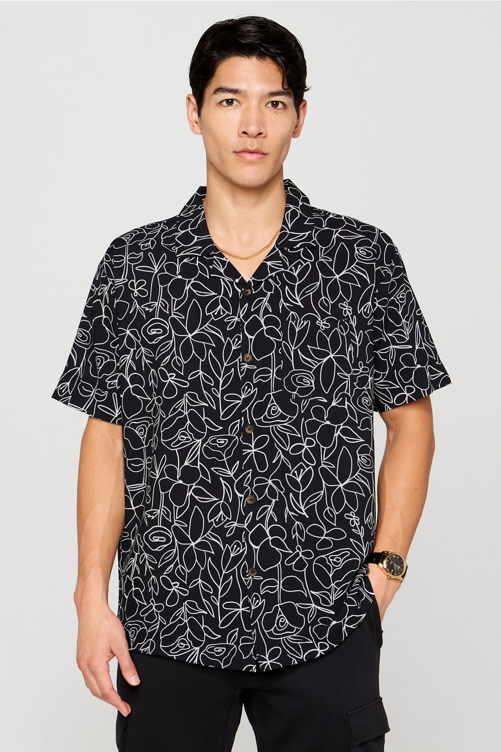 Fabletics The Cabana Button Up