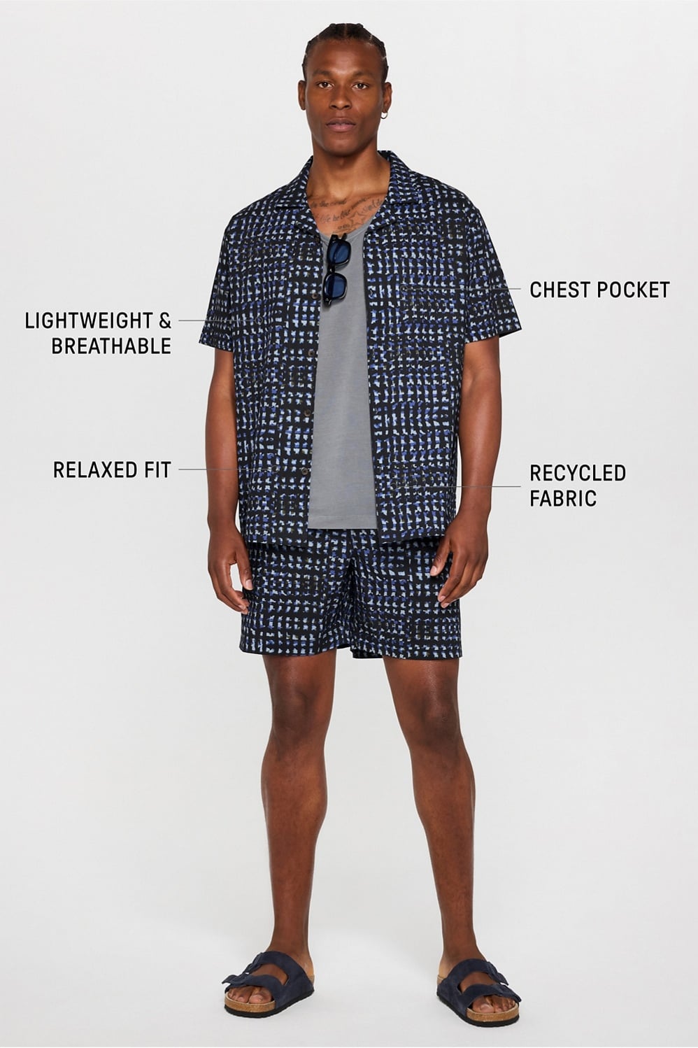 Fabletics The Cabana Button Up