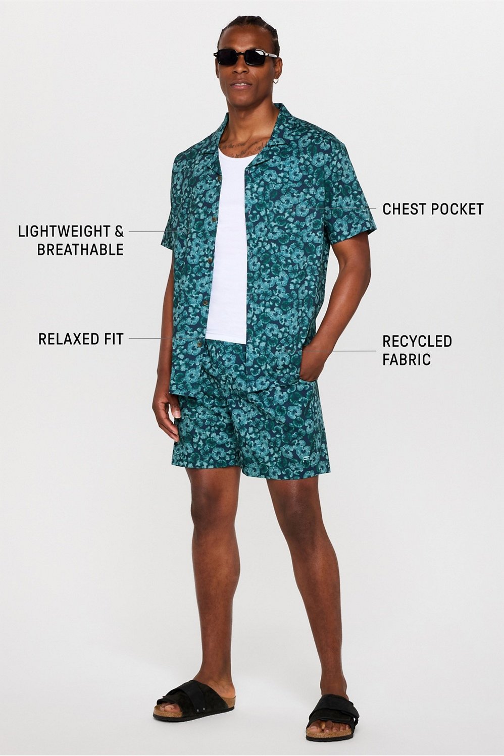 Fabletics The Cabana Button Up