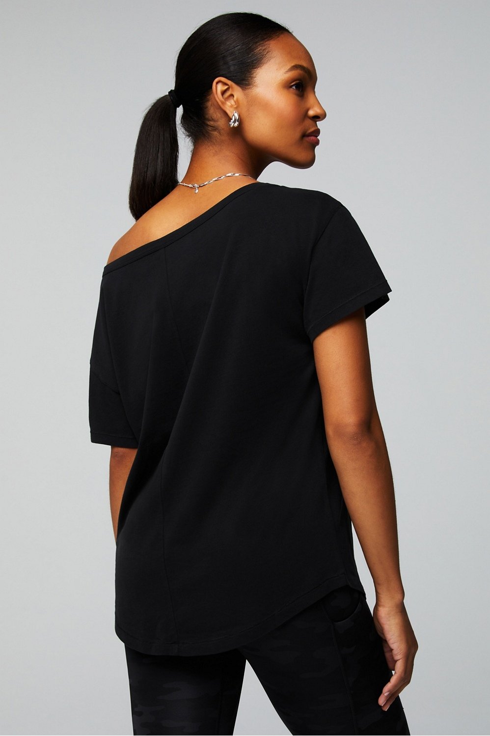 Fabletics 100% Cotton Oversized Tee